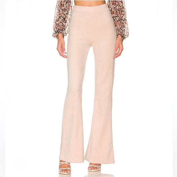 Majorelle Cameo Velour Pant in Pink Dust Size Extra Small - Picture 1 of 8